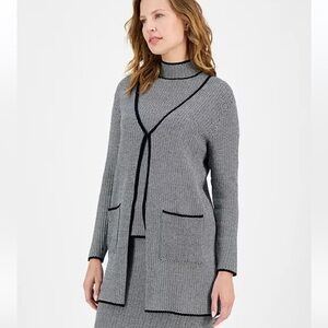 Anne Klein
Women's Oversized Patch-Pocket Long Cardigan